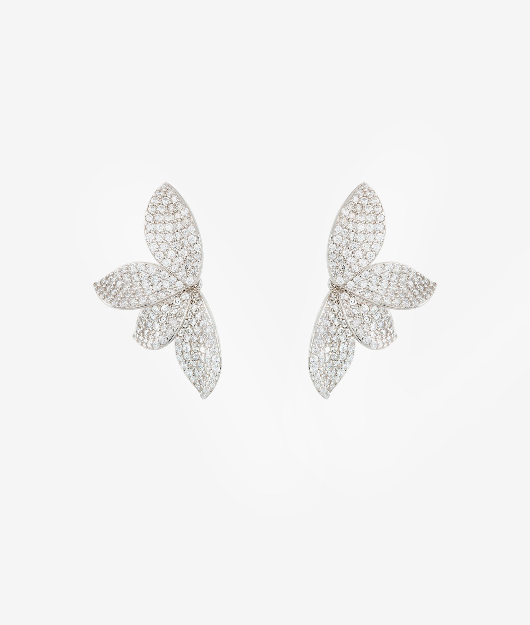 Santousha White Fluff Earrings – KAMA Yogic Shop