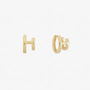 Double Katerina Plain Huggie