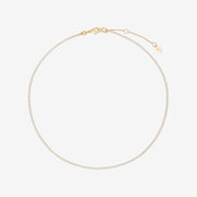 Micro Teeny Tiny Tennis Necklace