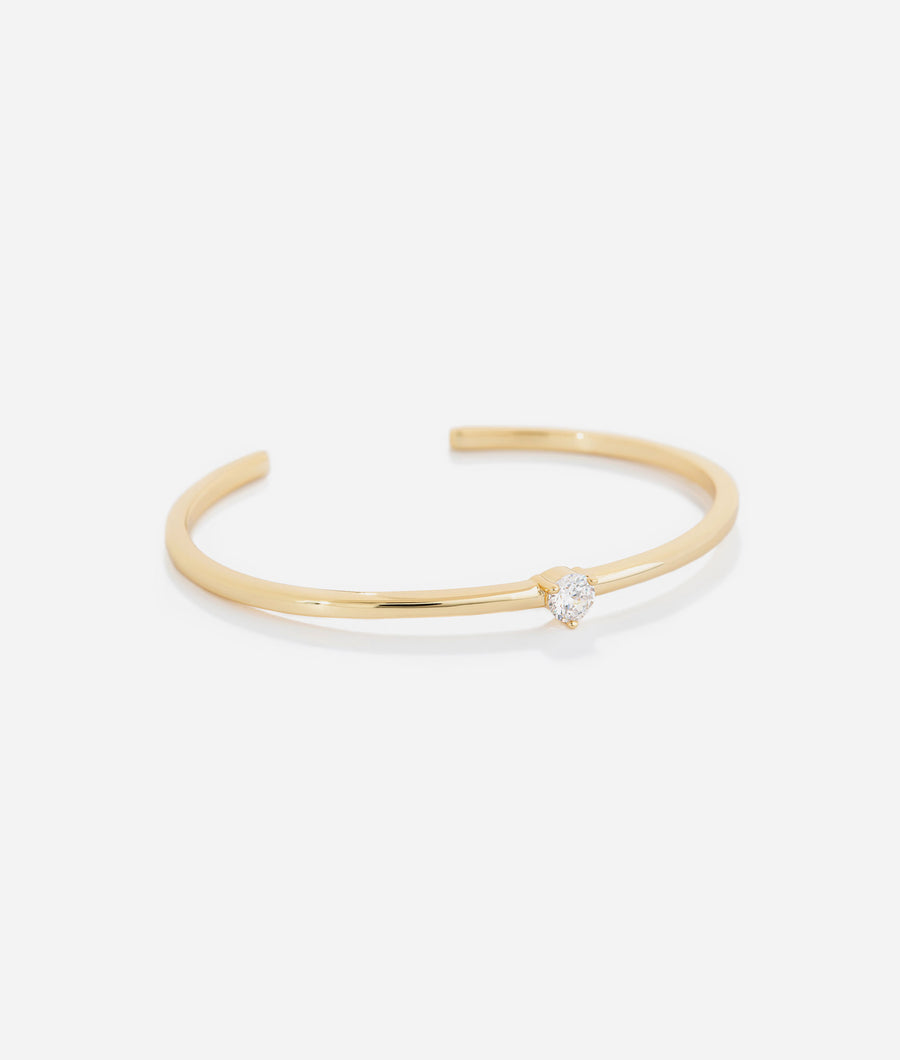 Solitaire Cuff Bracelet by SHASHI