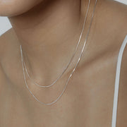Silver Line Necklace