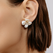 Flower Pearl Earrings