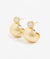 Bezel Gold Earring