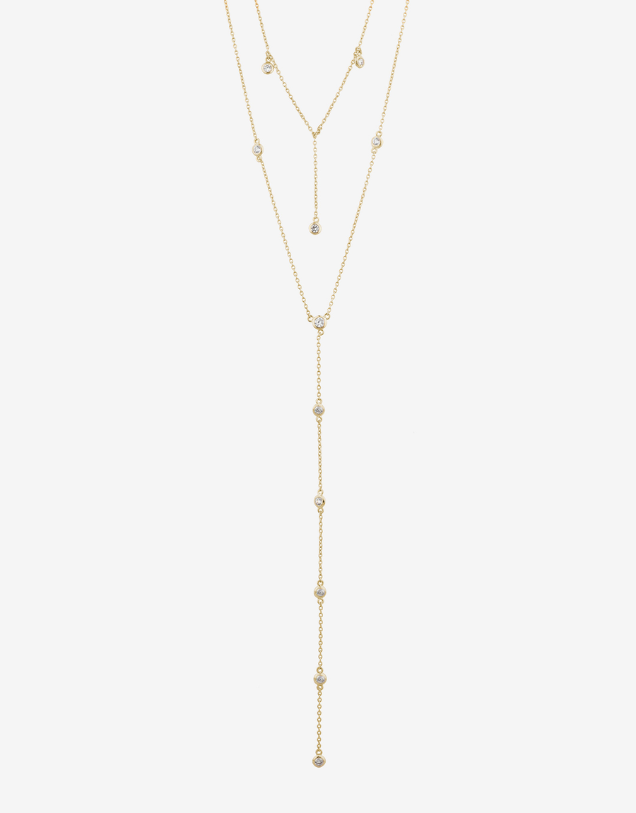 Diamond Dangle Lariat
