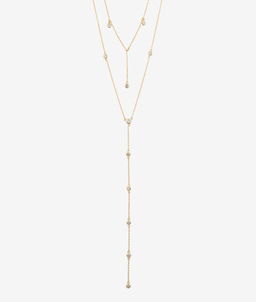 Diamond Dangle Lariat