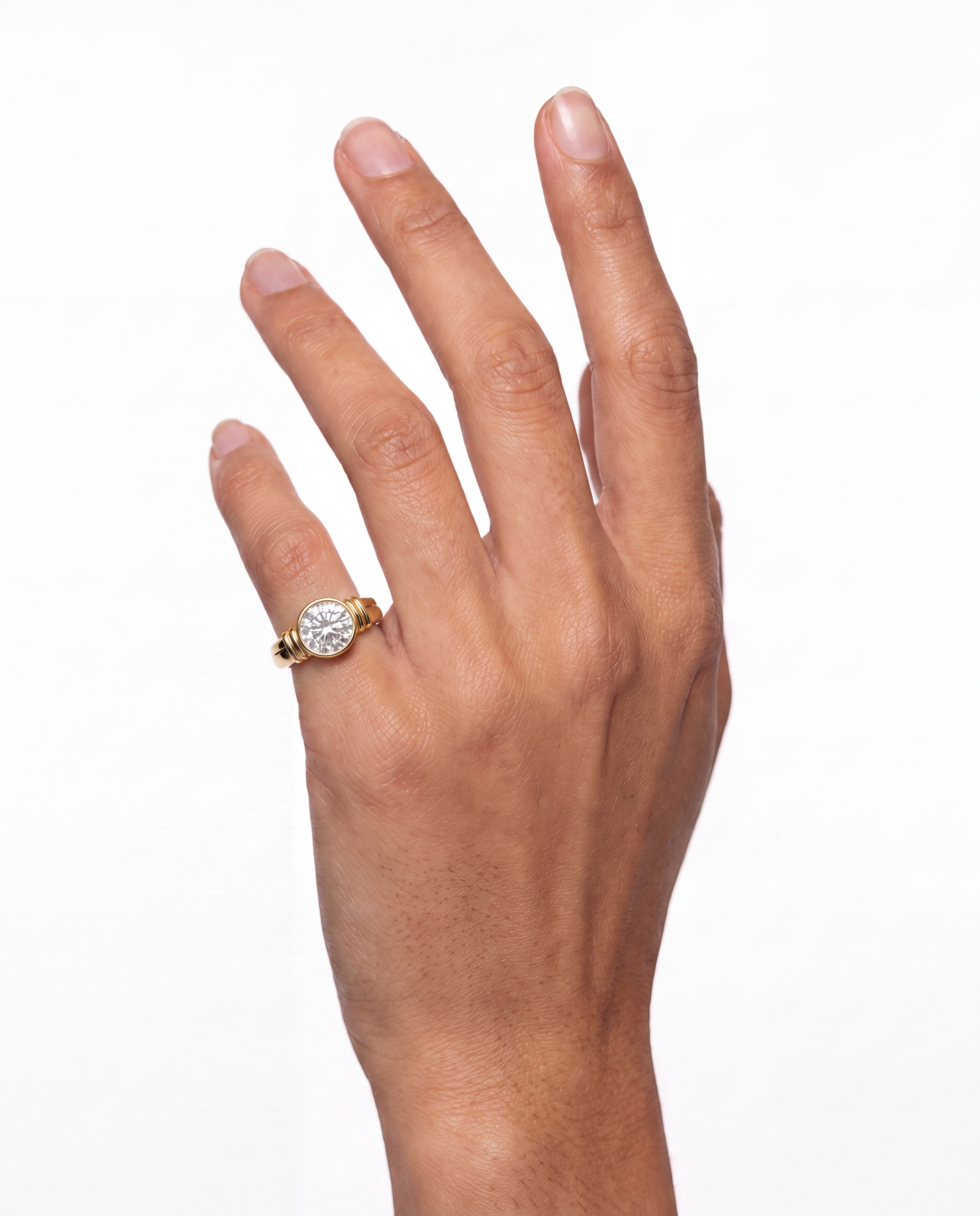 Diamond Pinky Ring