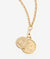 Double Coin Necklace | SHASHI Charm Coin Necklace