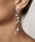 Jones Diamond Pearl Drop | SHASHI Rhinestone Earring