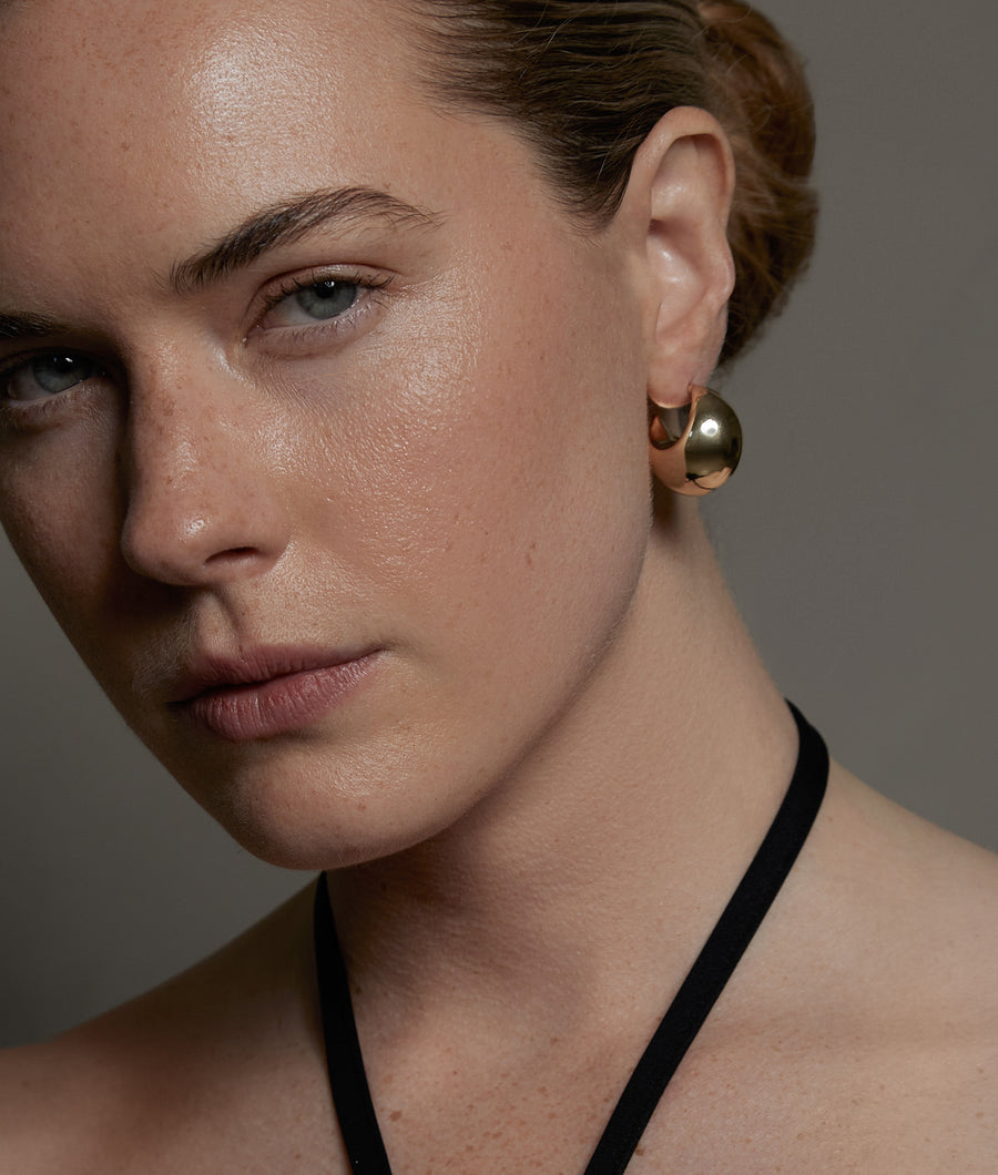 Gina Hoop Earrings | Bold Gold Hoops