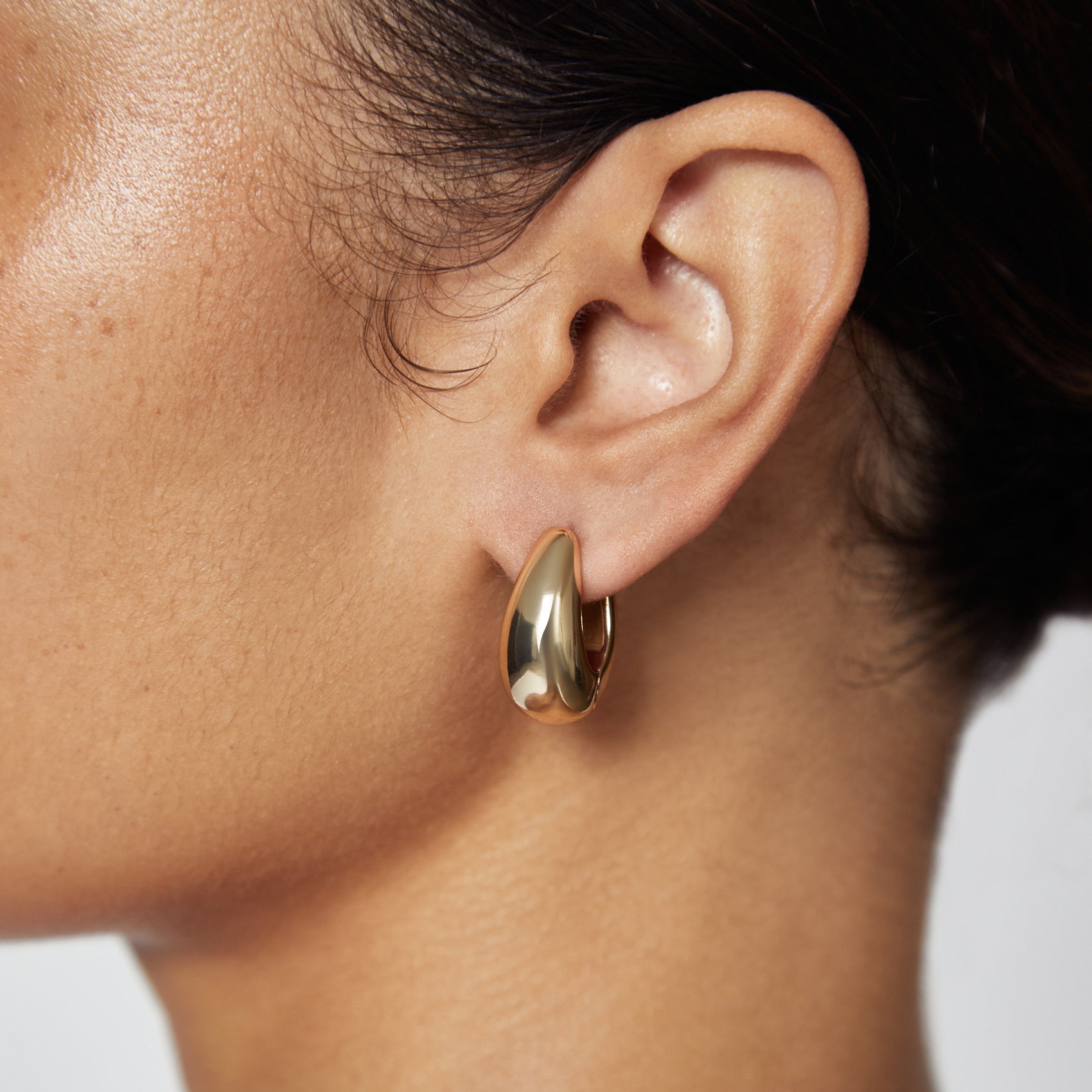 Gold Odyssey Hoop | SHASHI Gold Hoops