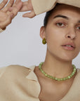 Odyssey Earring, Green | SHASHI Lucite Earring