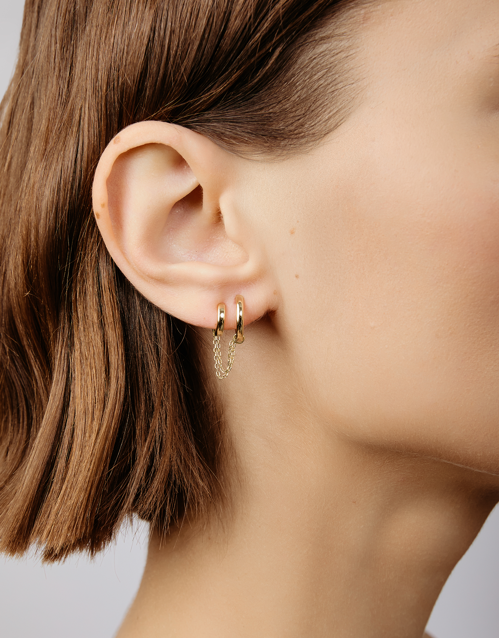 Double Katerina Chain Earring