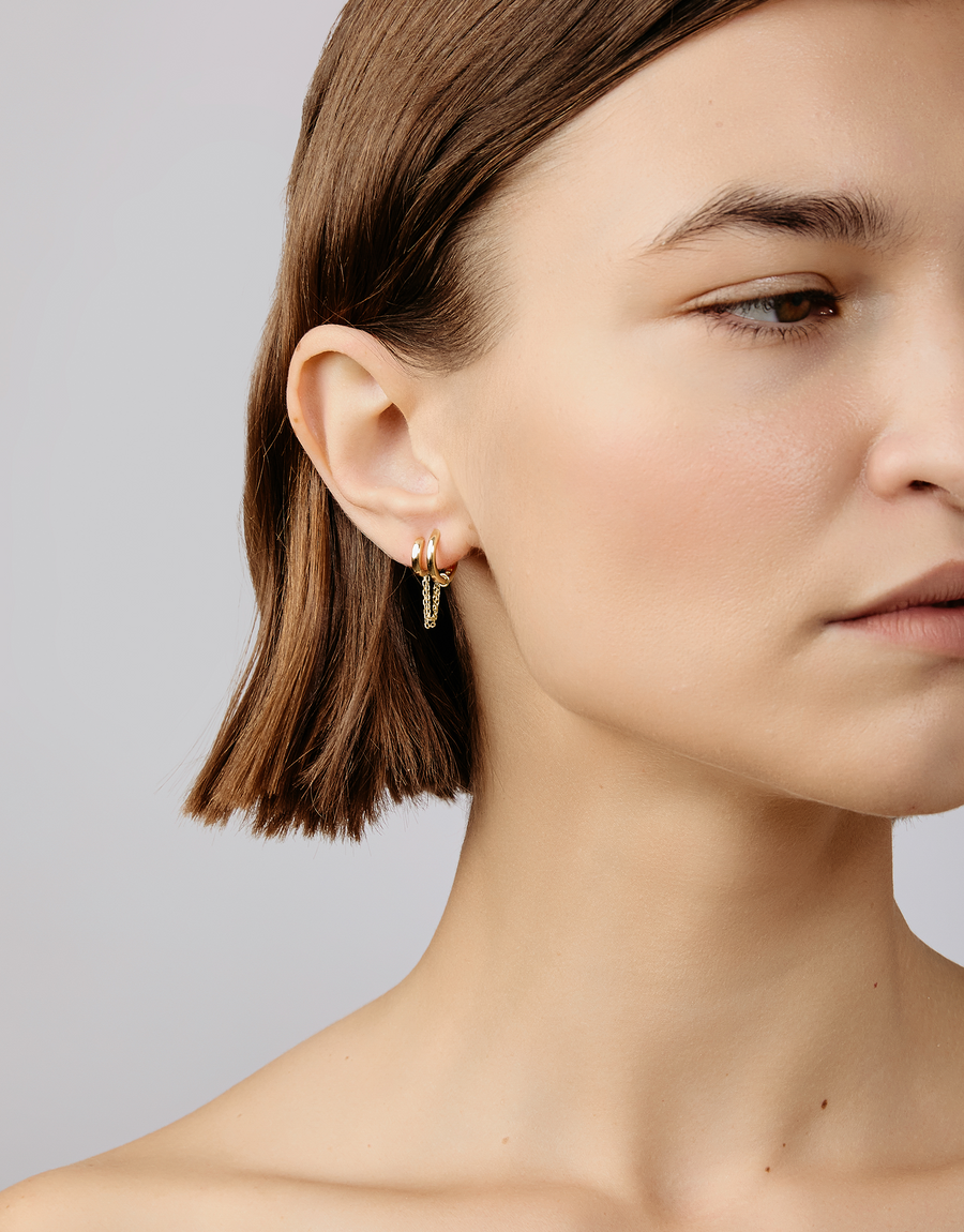 Double Katerina Chain Earring