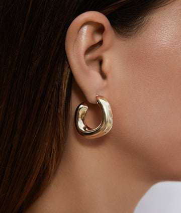 Karla Hoop Earring | SHASHI Gold Hoop