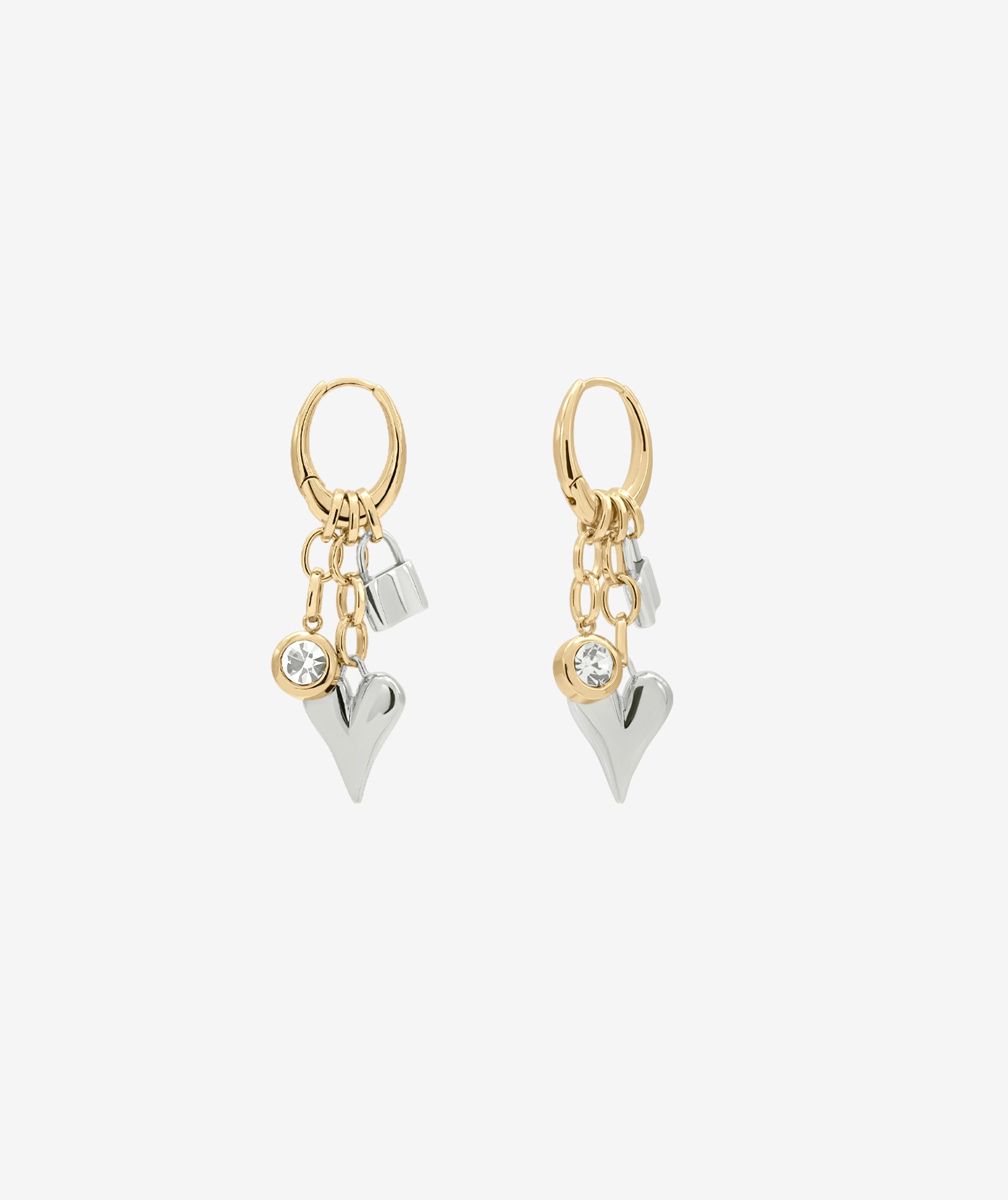 Katerina Charm Earring | SHASHI Charm Hoop Earring