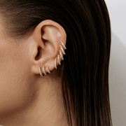 Katerina Triple Pave Hoop