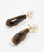 Linnea Earring, Tiger Eye