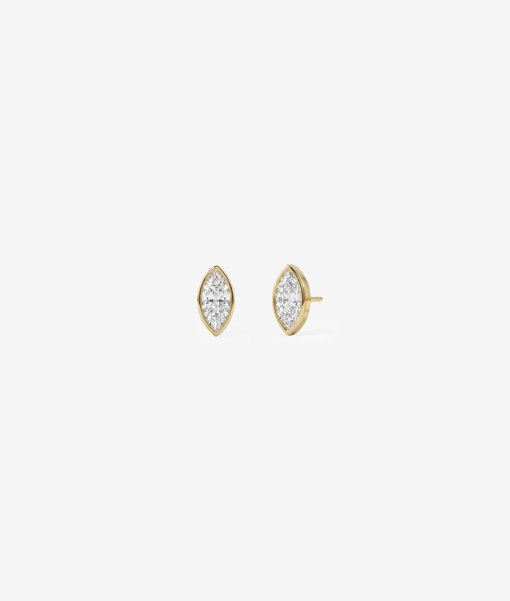 Marquise Bezel Stud