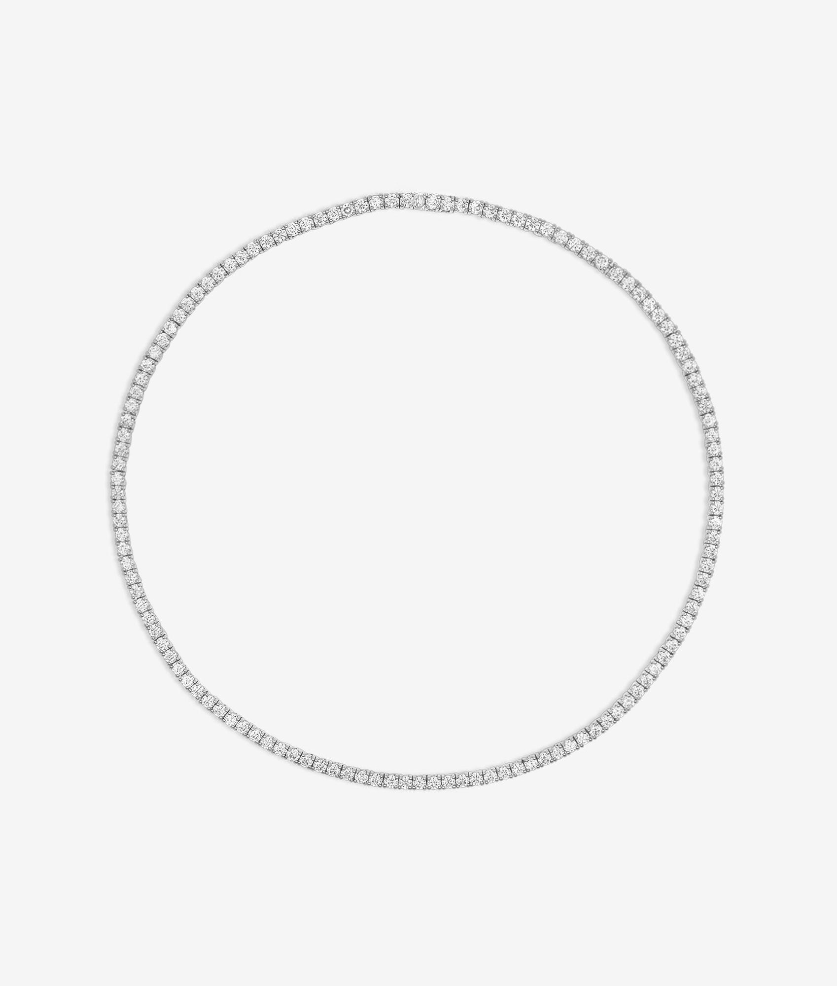 Medium Diamond Tennis Necklace