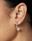 Michelle Earring Pave Pearl Drop SHASHI