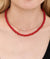 Rojo Necklace | SHASHI Red Beaded Necklace