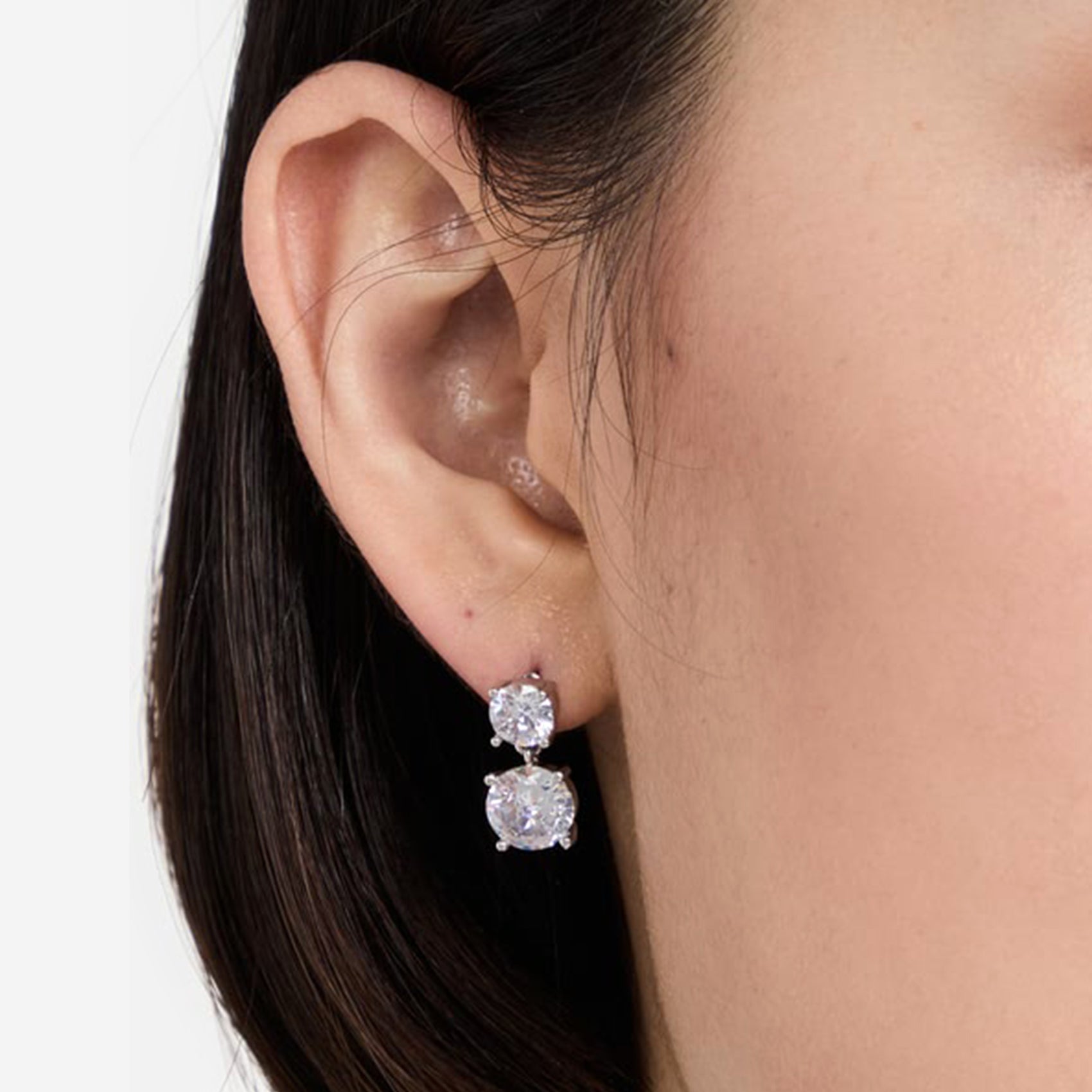 Cz Drop Earring