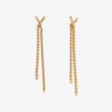 Olympia Drop Earring | SHASHI Gold Chain Earring