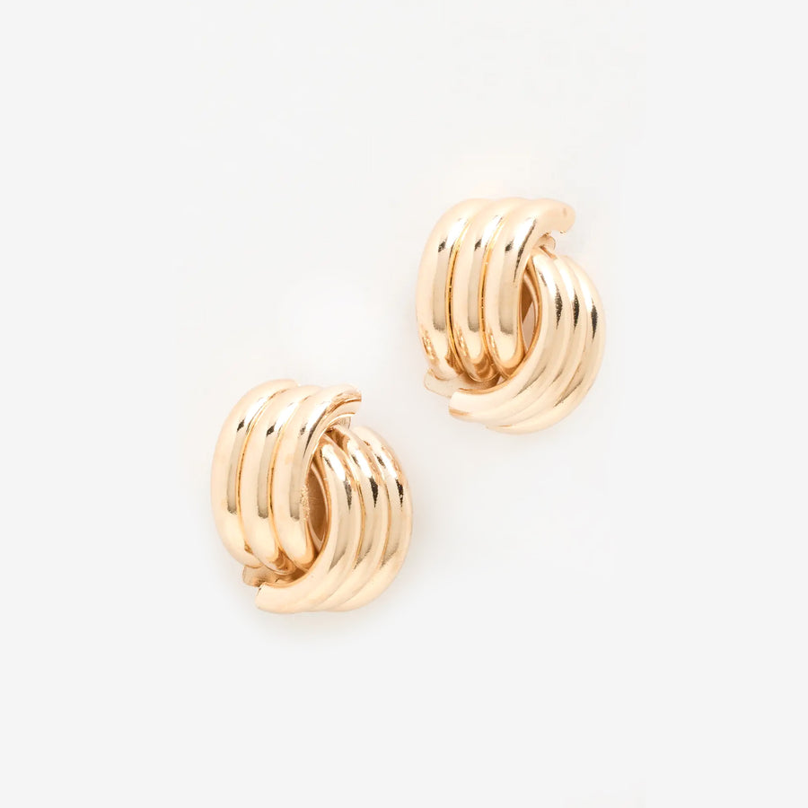 Grace Earring | Gold Knot Earring