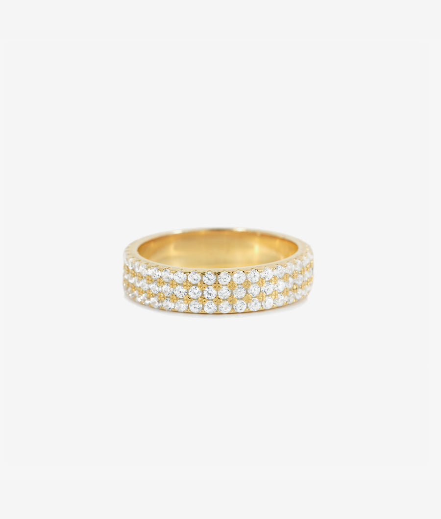 Lara Ring | SHASHI Diamond Bar Ring