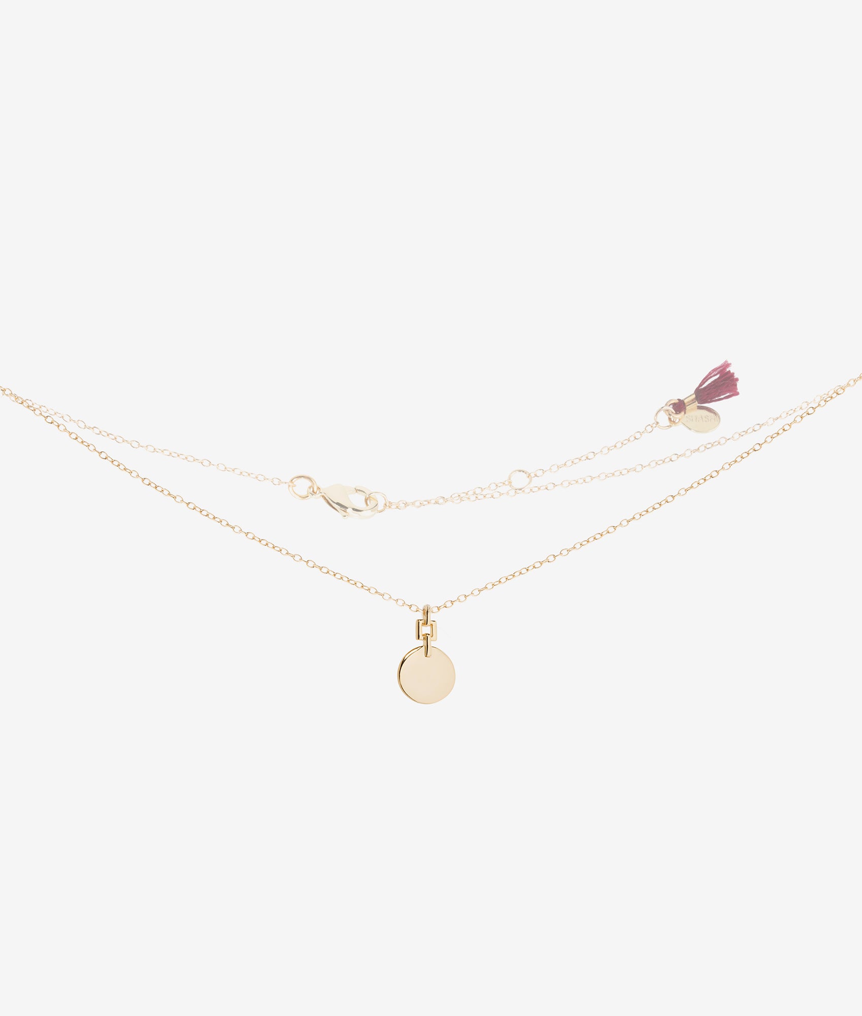 Dylan Necklace || Timeless Circle Pendant || SHASHI