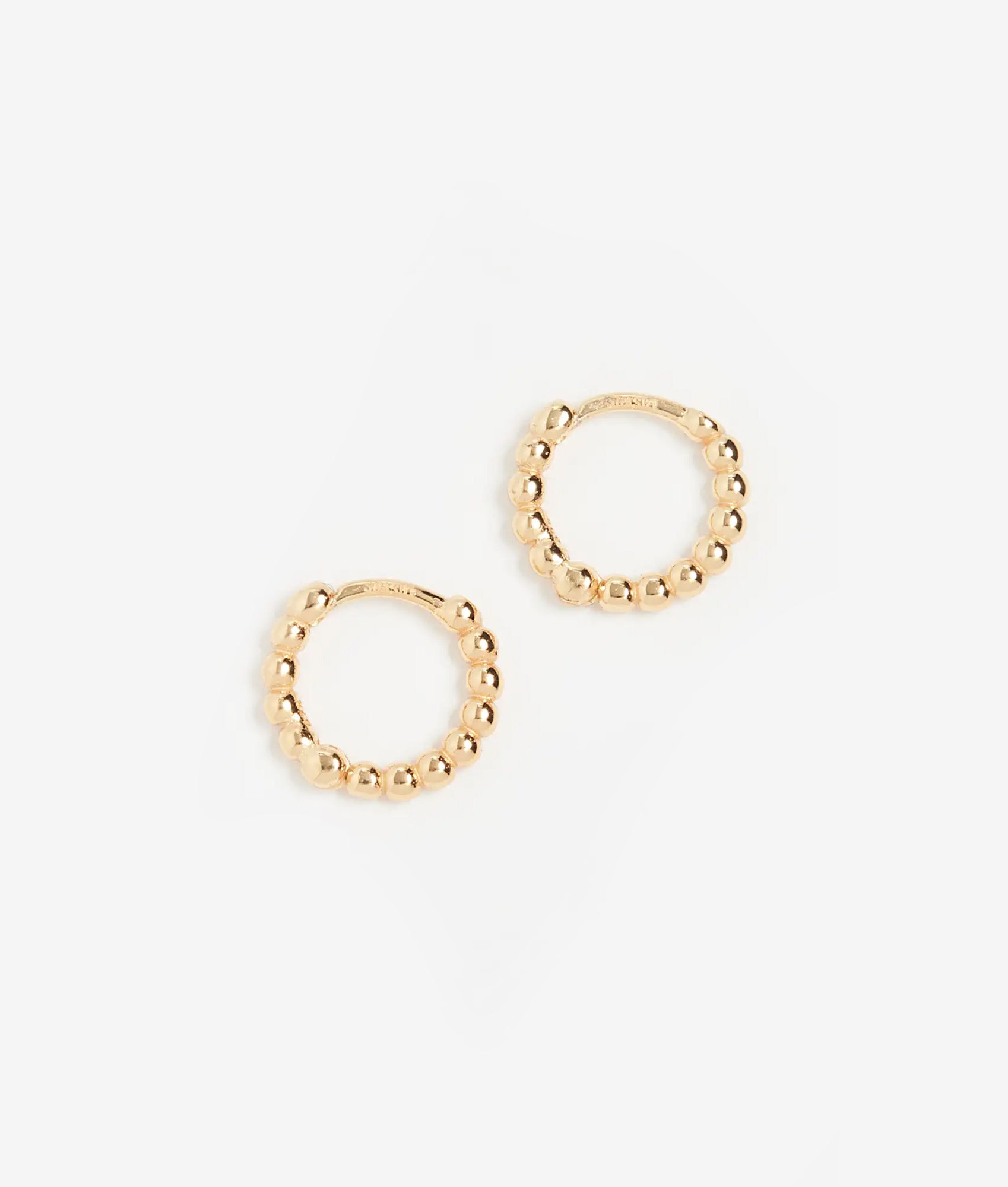 Katerina Pebble Huggie Hoop Earring
