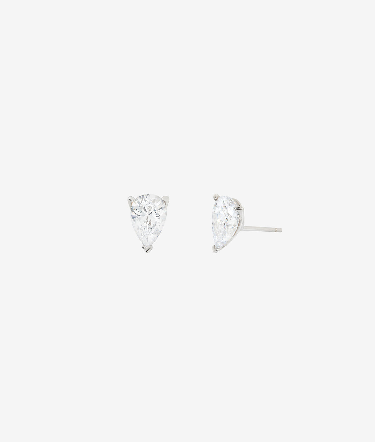 Nikita Stud | SHASHI Pear Diamond Shaped Stud