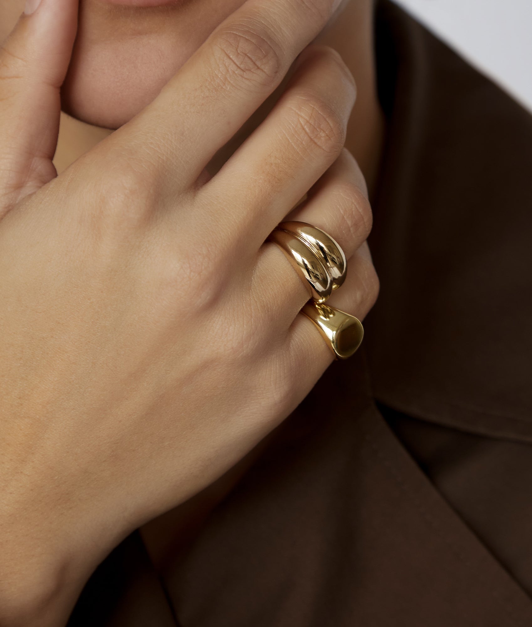 Alex Ring | Gold Dome Ring