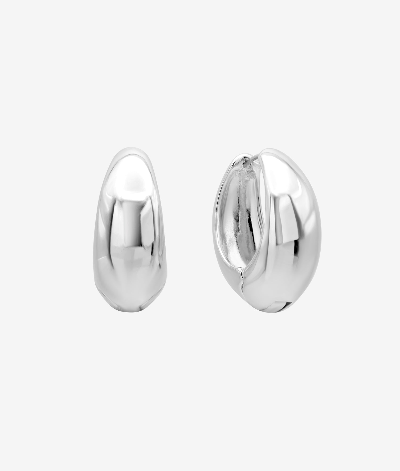 Cameron Silver Hoop | SHASHI Silver Hoop Earring