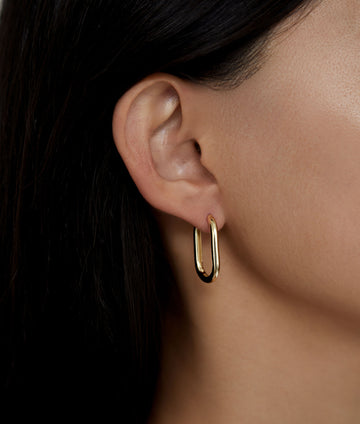 Super Cosmo Earring | SHASHI Gold Hoop