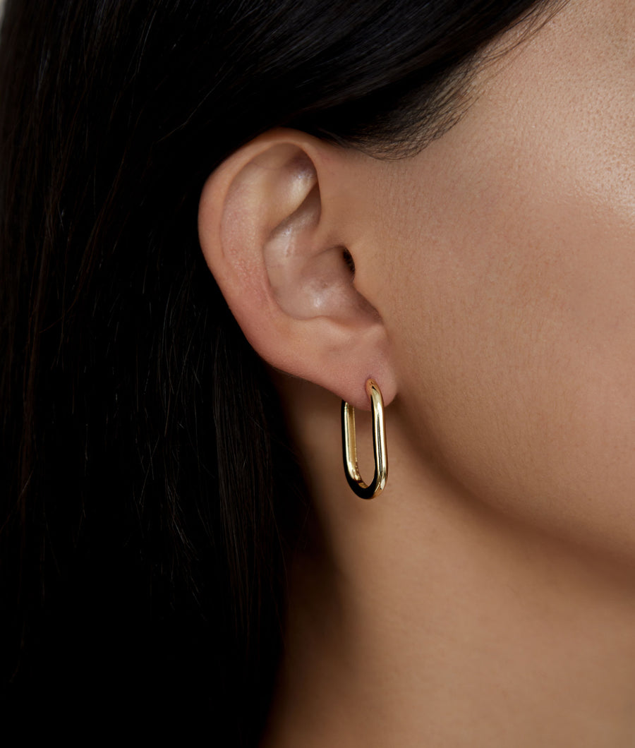 Super Cosmo Earring | SHASHI Gold Hoop