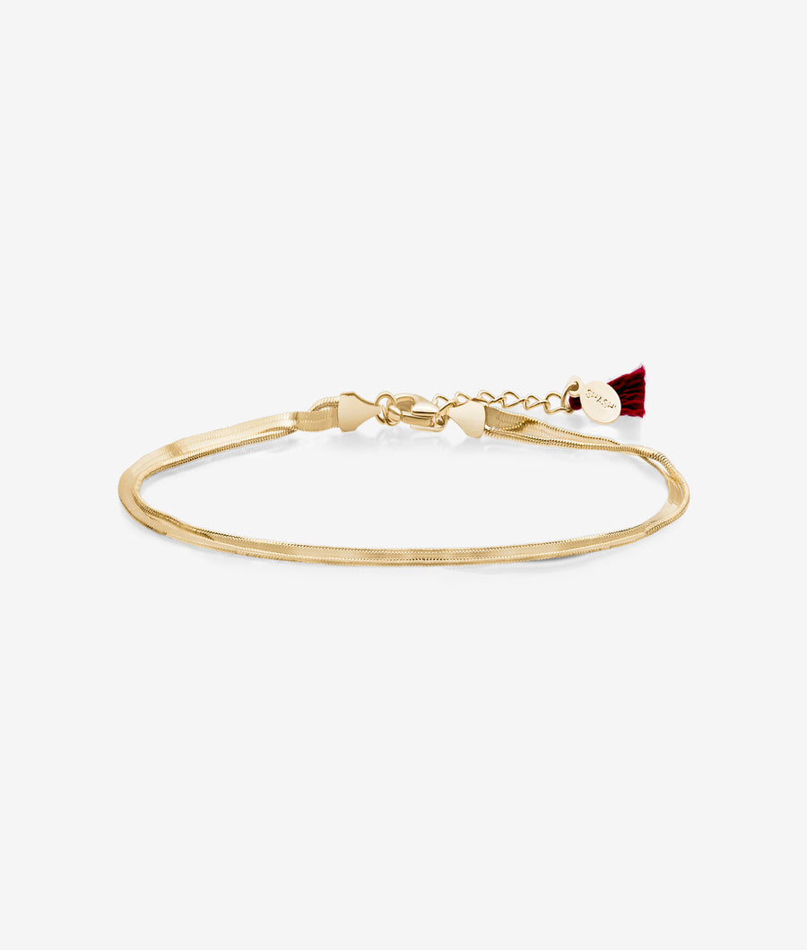 Ohana Bracelet | SHASHI Gold Layered Bracelet