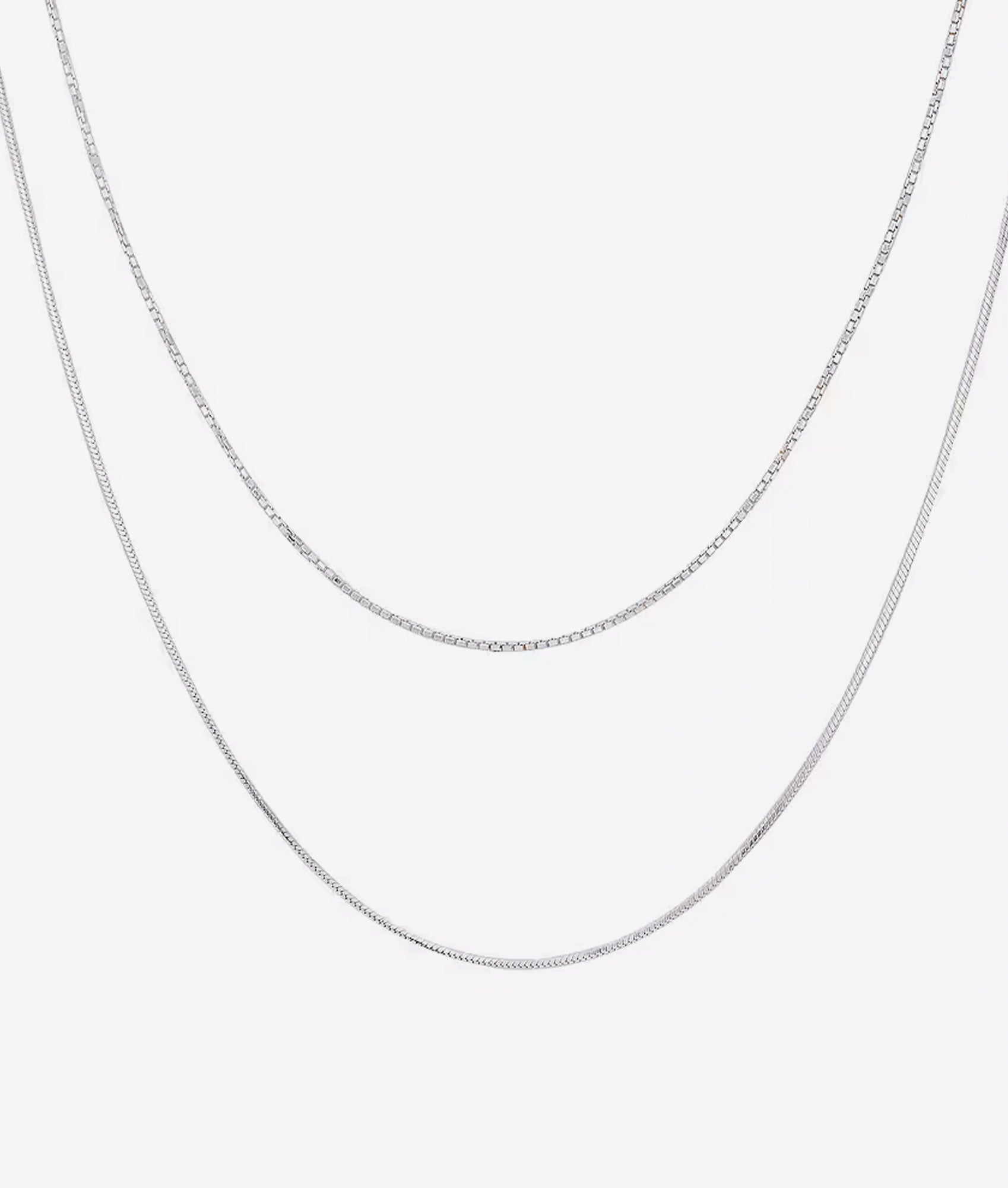 Silver Line Necklace