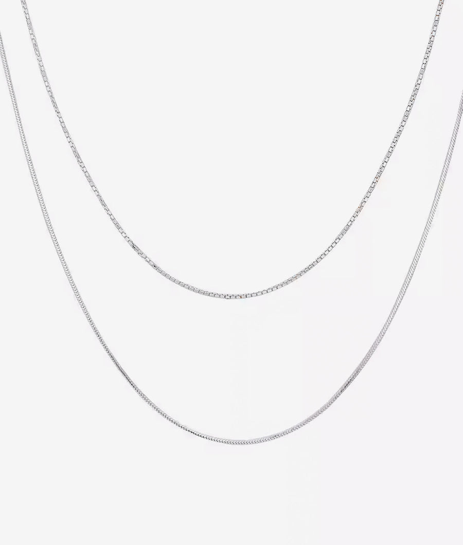 Silver Line Necklace