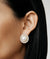 Pearl Dome Pave Earring | SHASHI Pearl Earring