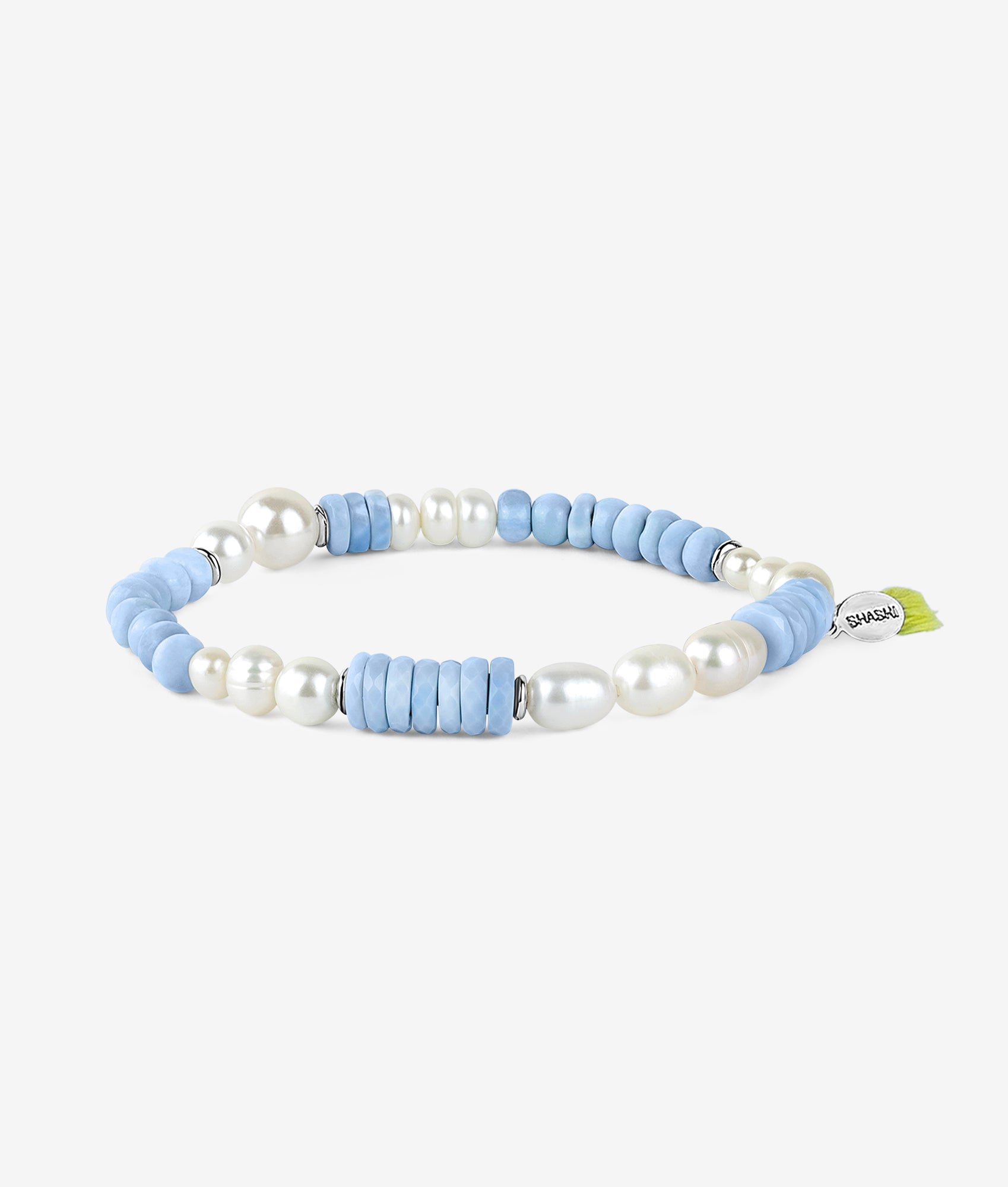 Como Beaded Bracelet, Blue