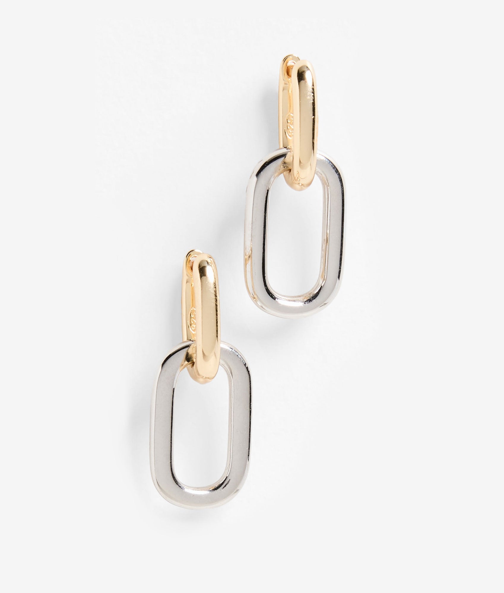 Gemini Drop Earring | SHASHI Two Toned Earrings