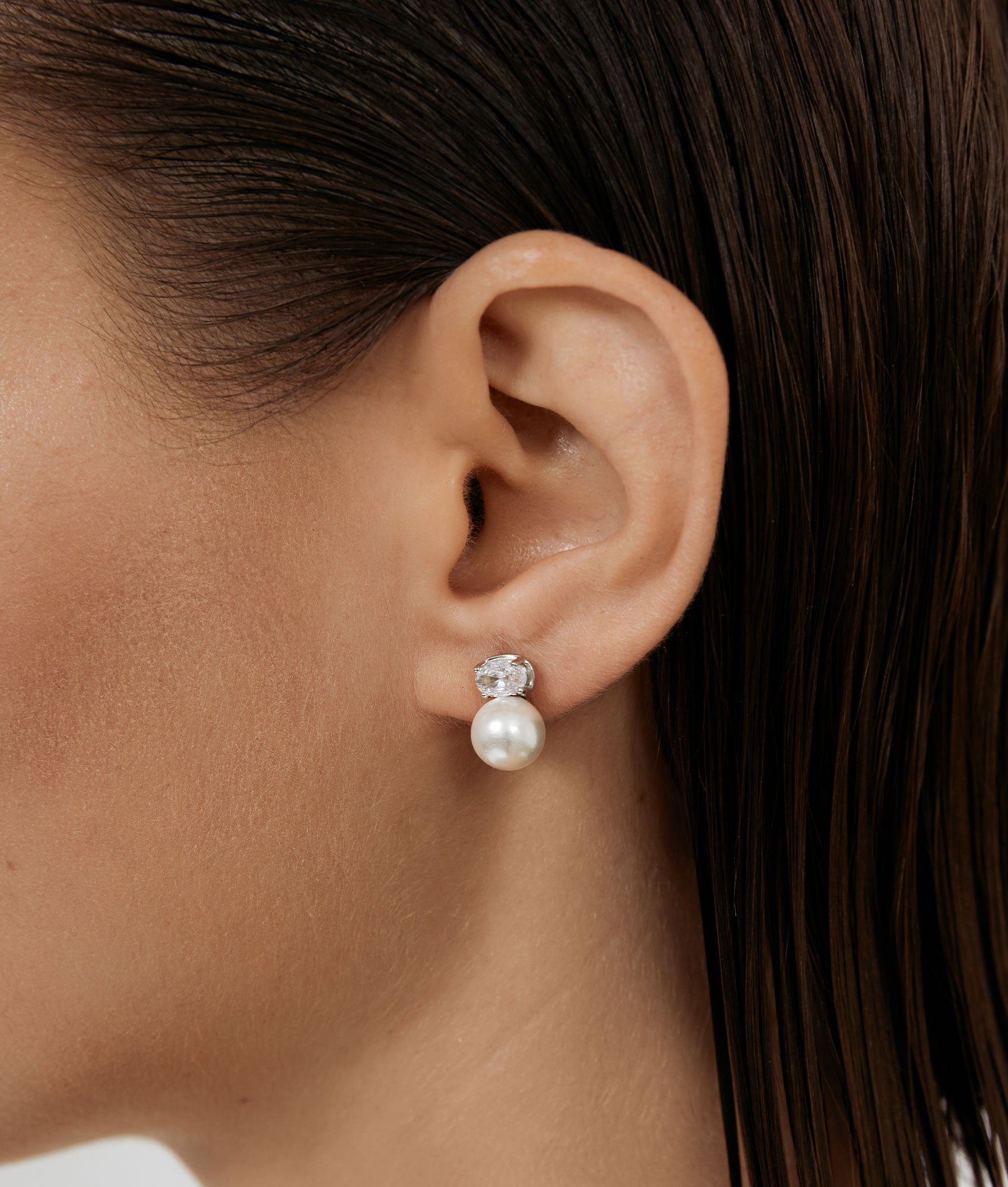 Cleo Stud Earring | SHASHI Pearl Stud