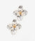 Anya Flower Earring in Silver by SHASHI