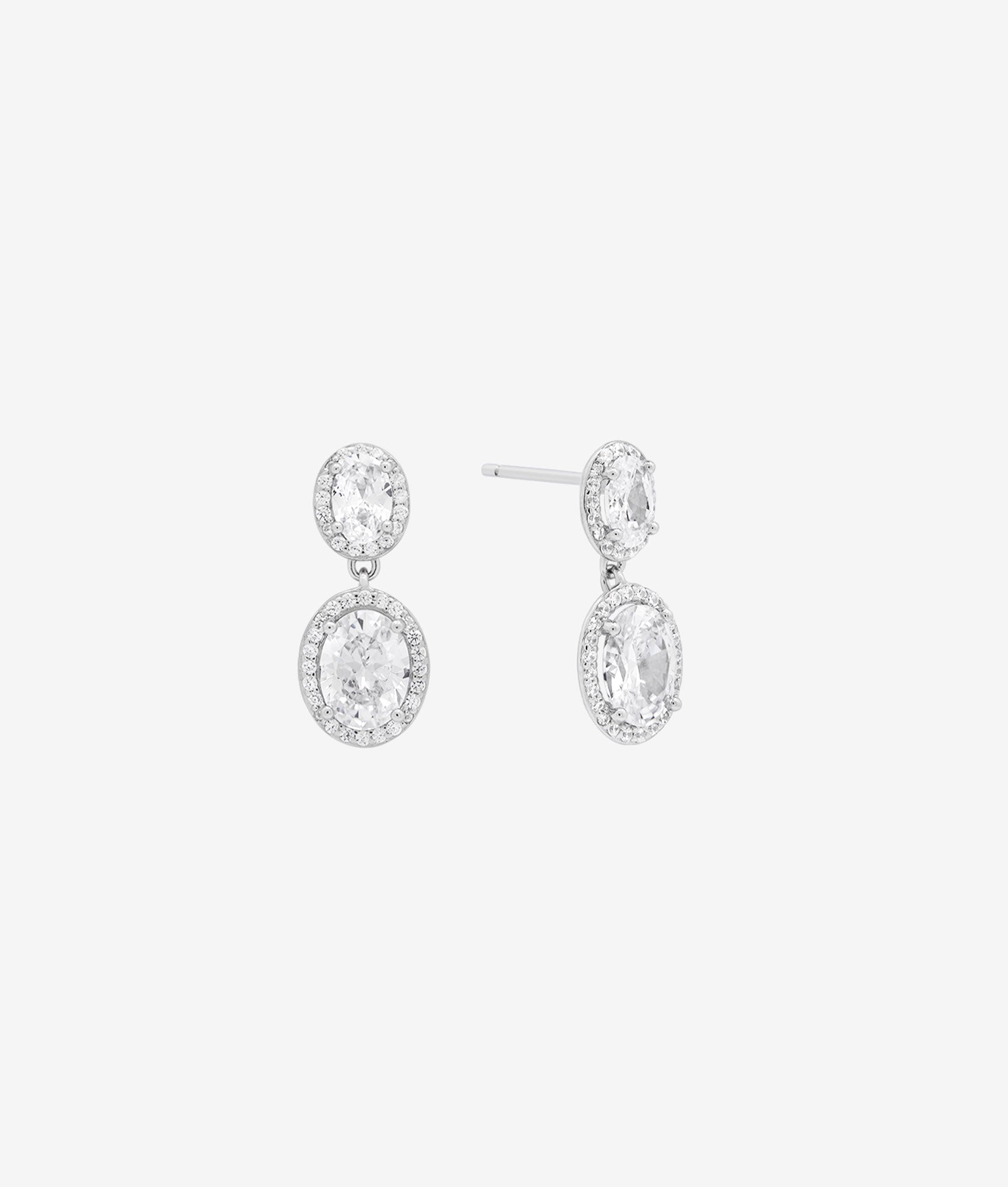 Avery Oval Drop Earring