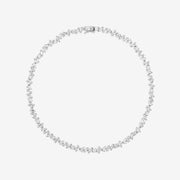 Pear Diamond Tennis Necklace