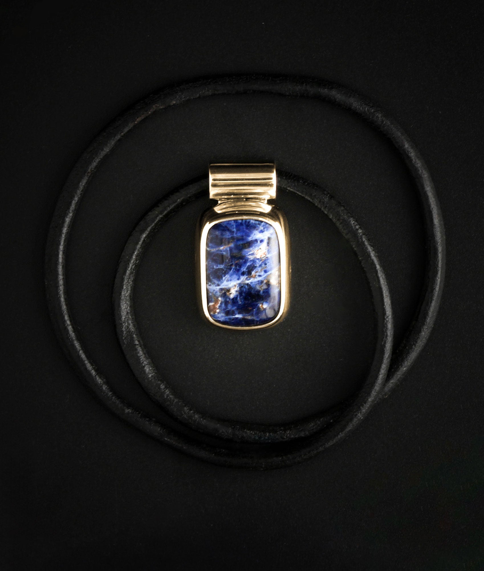 Clementine Necklace, Lapis
