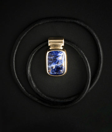 Clementine Necklace, Lapis