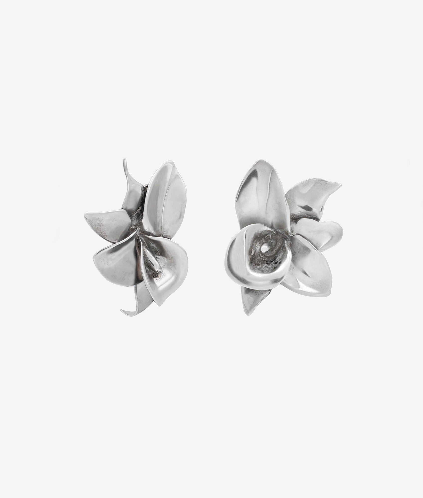 Silver Flower Earring