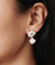 Silver Pearl Drop Earring